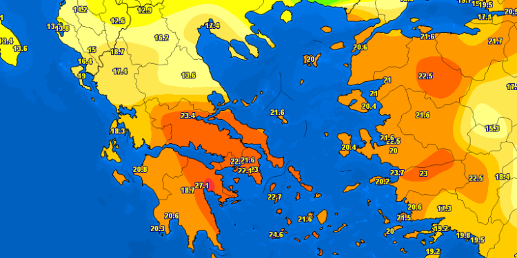 Temperaturat në Greqi dje arriten deri në 30 gradë Celsius!