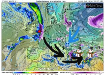 Gjendja aktuale sinoptike dhe tendencat për ditët e ardhshme!