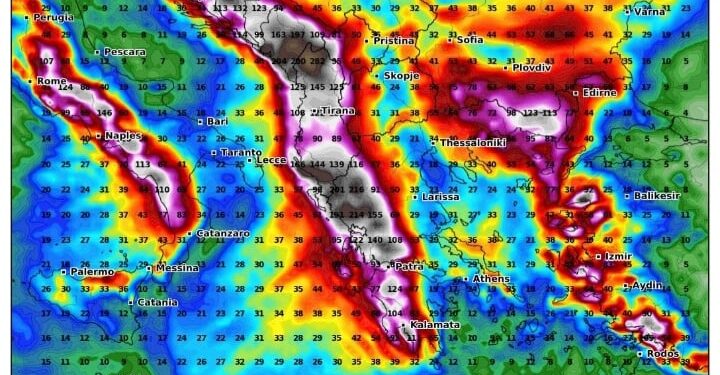 Ditëve të ardhshme vende-vende përsëri reshje të dendura atmosferike