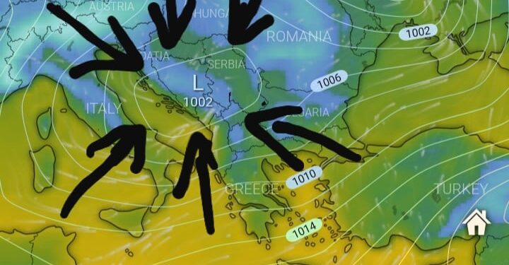 Qendra ciklonike sonte në Kosovë