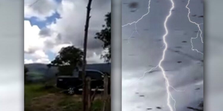 Burri goditet nga rrufeja teksa po xhironte afrimin e një stuhie