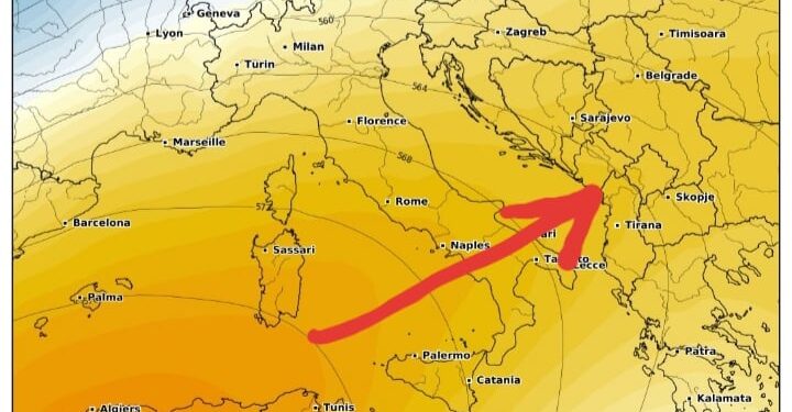 Nga e mërkura fuqizohen masat ajrore anticiklonike, rriten temperaturat