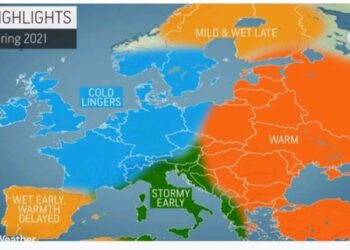 AccuWeather paralajmëron pranverë të ngrohtë por mjaft aktive me të reshura atmosferike!