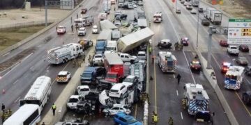 5 te vdekur në aksidentin mes 100 makinave në SHBA, shkak moti i keq