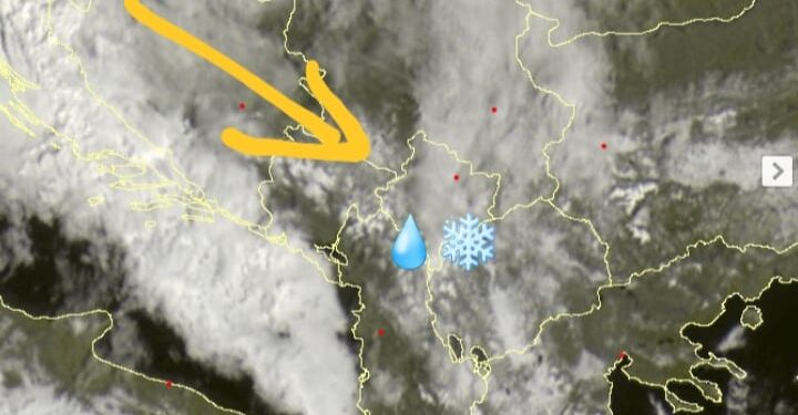 Sonte me reshje kalimtare atmosferike!