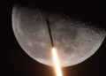 Pamje mahnitëse të “jashtë kësaj bote”: Momenti kur raketa e SpaceX fluturon “përgjatë rruzullit hënor”