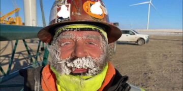 Si duket njeriu pas një dite pune në një temperaturë prej -49