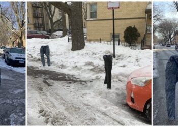 Për ta ruajtur parkingun, vendosë xhinset e ngrira si “rampë”