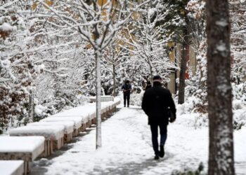 Deri në 10 cm borë, fenomen shumë i rrallë për Tiranën e pas viteve ’90