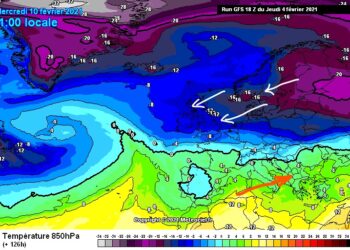 Pas Amerikës dimri i ashpër në drejtim të Britanisë së Madhe, Beneluksit dhe Gjermanisë veriore!