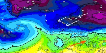 Pas Amerikës dimri i ashpër në drejtim të Britanisë së Madhe, Beneluksit dhe Gjermanisë veriore!
