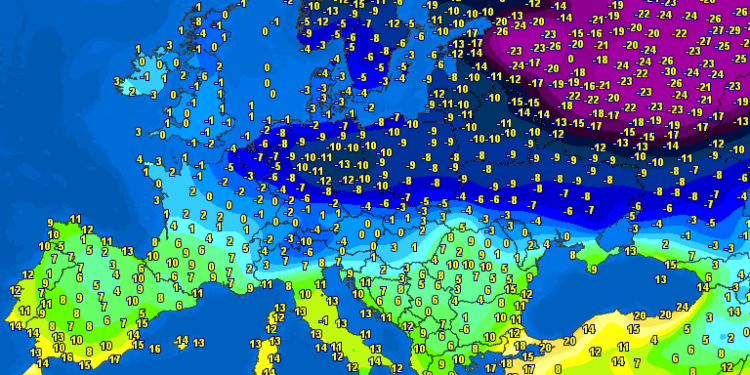 Temperaturat sonte në Evropë dhe rajon!