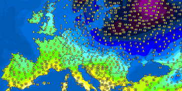 Temperaturat pranverore sot, Afrika e kuqe, Siberia e kaltër!
