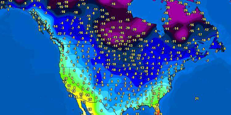 Acari ekstrem dhe bora mbërthejnë Shtetet e Bashkuara të Amerikës!