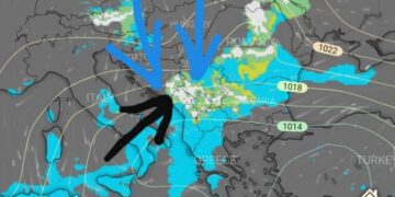 Gjendja aktuale sinoptike, reshjet fillojnë të martën!