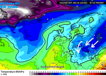 Vazhdon depërtimi i vazhdueshëm i ajrit të ftohtë polar!