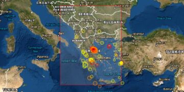 Tërmet i fuqishëm në Greqi, lëkundjet ndjehen deri në Tiranë