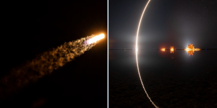 Momenti kur SpaceX lëshon 60 satelitë Starlink në hapësirë