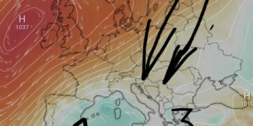 Gjendja sinoptike, afrimi i ciklonit mesdhetar!