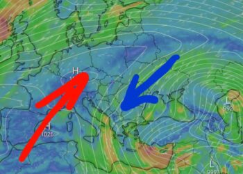 Cikloni në lindje dhe anticikloni në perëndim!