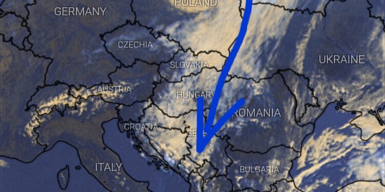 Gjendja sinoptike, një front i dobët afrohet!