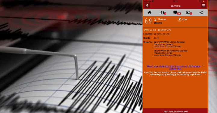 Greqia goditet nga një tërmet i fuqishëm, lëkundjet ndjehen edhe në Shqipëri