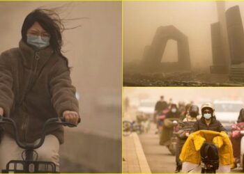 Pekini goditet nga stuhia më e rëndë e rërës në një dekadë