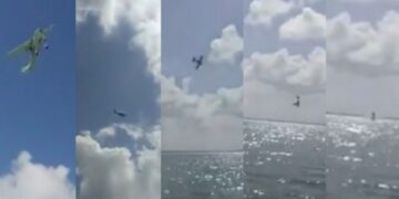 Deshën përmes akrobacioneve me aeroplan të zbulojnë gjininë, rrëzohet fluturakja në Meksikë – gjithçka u transmetua drejtpërdrejtë