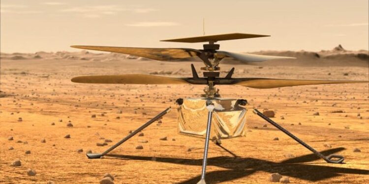 Helikopteri që fluturoi në Mars, sjell imazhin e parë me ngjyra