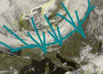 Fronti masiv dimëror tani shihet në satelit!