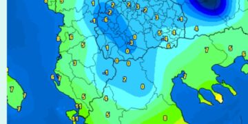 Temperaturat këtë mëngjes