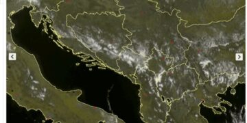 Mot me diell dhe vranësira të pakta