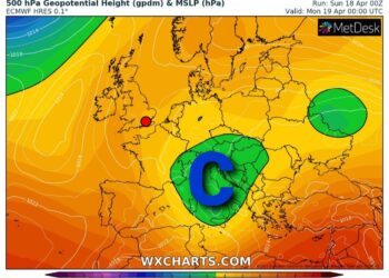 Gjendja sinoptike, masat ciklonike ende mjaft aktive!