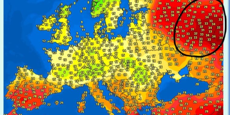 Rusia me temperatura deri në 35 gradë Celsius!