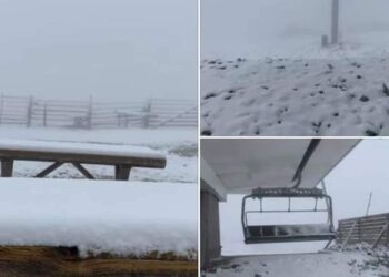 Nuk është breshër, është borë!