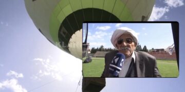 98 vjeçari në Pejë e provon balonën