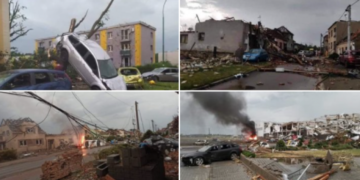 Tornado shkatërruese godet Çekinë – disa fshatra janë rrafshuar me tokë, raportohet edhe për viktima