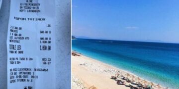 Ankesa për çmime të larta në Dhërmi, 10 mijë lekë (8 euro) për dy kafe dhe një ujë