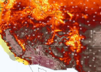 I nxehtë ekstrem: Temperaturat në Amerikën Perëndimore afër 50 °C