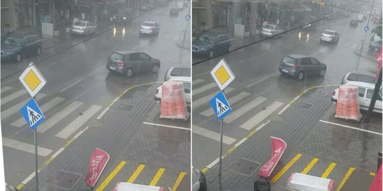 Rrebesh shiu dhe erëra të forta edhe në Podujevë, ndërpritet energjia elektrike