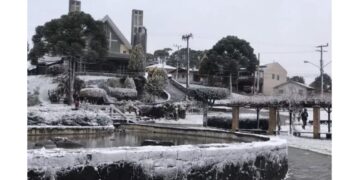 Jashtëzakonisht e rrallë: Bie borë në jug të Brazilit!