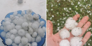 Freskohet moti: Shi e breshër i madh në rajonin e Drenicës