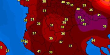 43 C. në juglindje të Maqedonisë së Veriut!