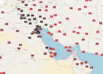 Harrojeni valën e nxehtësisë këtu, shikoni temperaturat në Lindjen e Mesme!