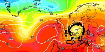Gjendja sinoptike, cikloni i flladit dhe shiut në fundjavë!