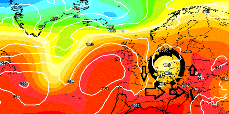 Gjendja sinoptike, cikloni i flladit dhe shiut në fundjavë!