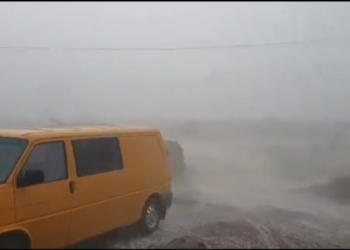 Stuhi e fuqishme shiu në Skenderaj dhe Drenas, dalin pamje