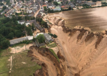 Përmbytjet apokaliptike në Gjermani : pamje nga ajri!