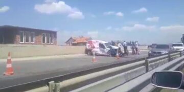 Aksident në rrugën Prishtinë-Pejë