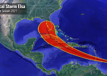 Uragani “Elsa” bëhet Stuhi Tropikale!